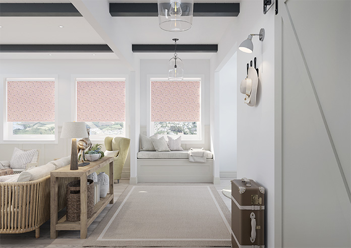 Cottage Garden, Petal Pink - Twist&Fit Roller Blind - Image 8